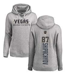 NHL Women's Adidas Vegas Golden Knights #87 Vadim Shipachyov Gray Backer Pullover Hoodie