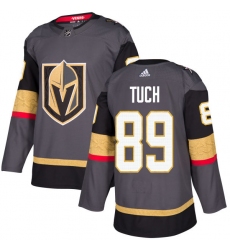 Men's Adidas Vegas Golden Knights #89 Alex Tuch Premier Gray Home NHL Jersey