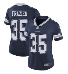 Women's Nike Dallas Cowboys #35 Kavon Frazier Navy Blue Team Color Vapor Untouchable Elite Player NFL Jersey