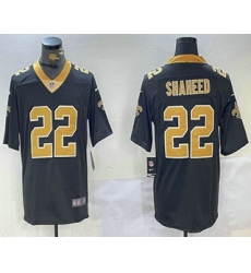 Men's New Orleans Saints #22 Rashid Shaheed Black 2023 Vapor Limited Stitched Jersey