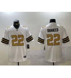 Men's New Orleans Saints #22 Rashid Shaheed Limited White Vapor Stitched Jersey