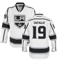 Youth Reebok Los Angeles Kings #19 Alex Iafallo Authentic White Away NHL Jersey
