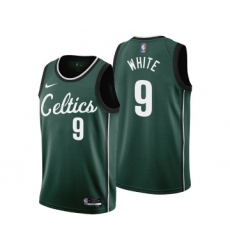 Men's Boston Celtics #9 Derrick White 2022-23 Green City Edition Stitched Jersey
