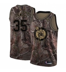 Women's Nike Boston Celtics #35 Reggie Lewis Swingman Camo Realtree Collection NBA Jersey