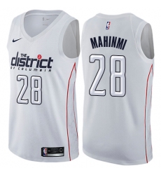 Men's Nike Washington Wizards #28 Ian Mahinmi Swingman White NBA Jersey - City Edition
