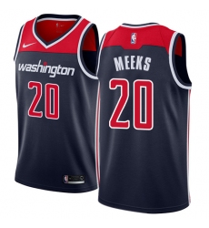 Women's Nike Washington Wizards #20 Jodie Meeks Swingman Navy Blue NBA Jersey Statement Edition