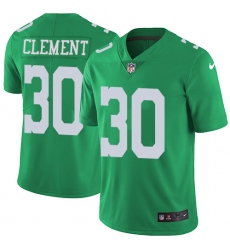 Youth Nike Philadelphia Eagles #30 Corey Clement Limited Green Rush Vapor Untouchable NFL Jersey