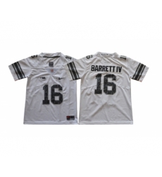 Ohio State Buckeyes 16 J.T. Barrett IV White Youth College Football Jersey