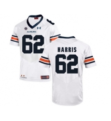 Auburn Tigers 62 Josh Harris White College Football Jersey