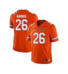 Florida Gators 26 Marcell Harris Orange College Football Jersey