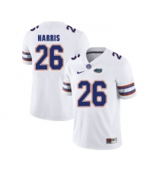 Florida Gators 26 Marcell Harris White College Football Jersey