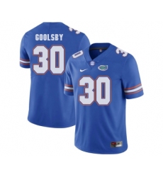 Florida Gators 30 DeAndre Goolsby Blue College Football Jersey