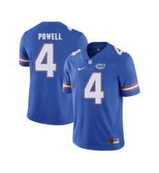 Florida Gators 4 Brandon Powell Blue College Football Jersey