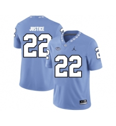 North Carolina Tar Heels 22 Charlie Justice Blue College Football Jersey