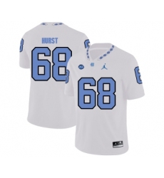 North Carolina Tar Heels 68 James Hurst White College Football Jersey