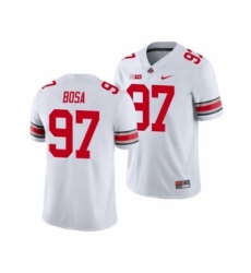 Men's Ohio State Buckeyes Joey Bosa White Football Playoff Game Jersey