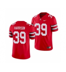 Men's Ohio State Buckeyes Malik Harrison Scarlet Football Game Jersey