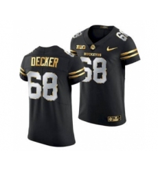 Men's Ohio State Buckeyes Taylor Decker Black Golden Edition Jersey 2020-21