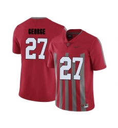 Ohio State Buckeyes 27 Eddie George Red Elite College Football Jersey