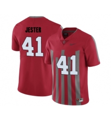 Ohio State Buckeyes 41 Hayden Jester Red Elite College Football Jersey