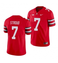 Ohio State Buckeyes #7 C.J. Stroud Red Scarlet 2021 College Football Jersey