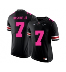 Ohio State Buckeyes 7 Dwayne Haskins Black 2018 Breast Cancer Awareness College Football Jersey