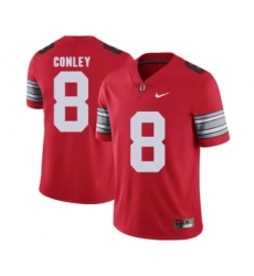 Ohio State Buckeyes 8 Gareon Conley Red 2018 Spring Game College Football Limited Jersey