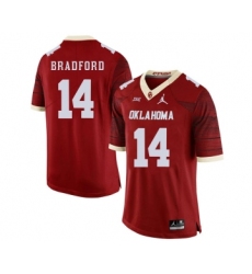 Oklahoma Sooners 14 Sam Bradford Red 47 Game Winning Streak College Football Jersey