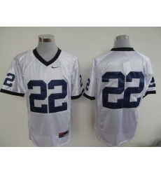 Nittany Lions #22 Navy white Embroidered NCAA Jersey