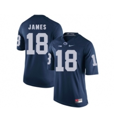 Penn State Nittany Lions 18 Jesse James Navy College Football Jersey