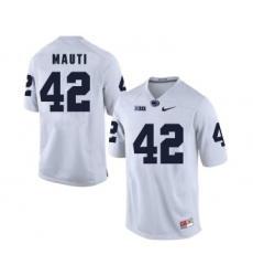 Penn State Nittany Lions 42 Michael Mauti White College Football Jersey