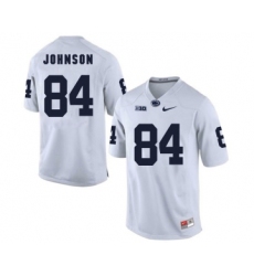 Penn State Nittany Lions 84 Juwan Johnson White College Football Jersey