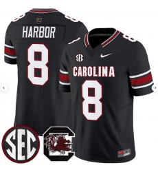 Men's South Carolina Fighting Gamecocks #8 Nyck Harbor Black 2026 F.U.S.E. Stitched Nike Jersey