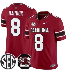 Men's South Carolina Fighting Gamecocks #8 Nyck Harbor Garnet 2026 F.U.S.E. Stitched Nike Jersey