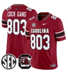 Men's South Carolina Fighting Gamecocks #803 Cock Gang Garnet 2026 F.U.S.E. Stitched Nike Jersey