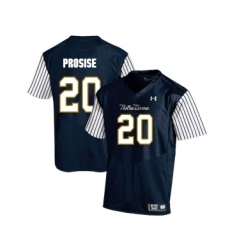 Notre Dame Fighting Irish 20 C.J. Prosise Navy College Football Jersey