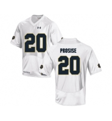 Notre Dame Fighting Irish 20 C.J. Prosise White College Football Jersey