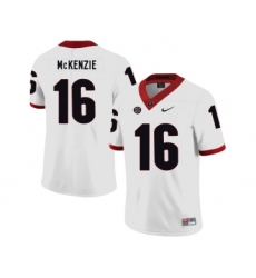 Georgia Bulldogs 16 Isaiah McKenzie White Nike College Football Jersey