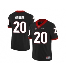 Georgia Bulldogs 20 Quincy Mauger Black College Football Jersey