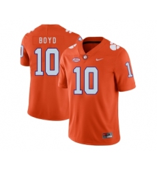 Clemson Tigers 10 Tajh Boyd Orange Nike College Football Jersey