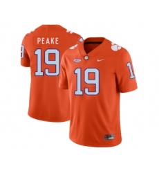 Clemson Tigers 19 Charone Peake Orange Nike College Football Jersey