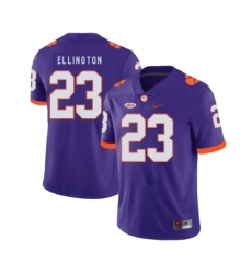 Clemson Tigers 23 Andre Ellington Purple Nike College Football Jersey