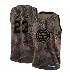 Youth Nike Detroit Pistons #23 Blake Griffin Swingman Camo Realtree Collection NBA Jersey