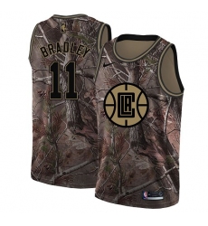 Youth Nike Los Angeles Clippers #11 Avery Bradley Swingman Camo Realtree Collection NBA Jersey