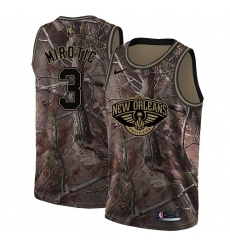 Women's Nike New Orleans Pelicans #3 Nikola Mirotic Swingman Camo Realtree Collection NBA Jersey