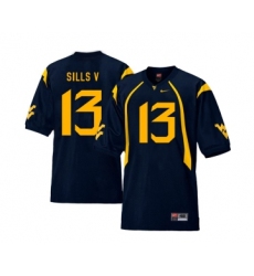 West Virginia Mountaineers 13 David Sills V Navy College Football Jersey