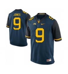 West Virginia Mountaineers 9 Adam Jones Navy College Football Jersey