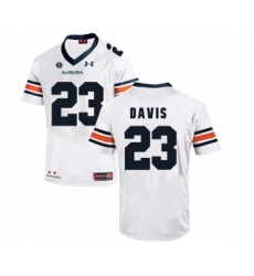 Auburn Tigers 23 Ryan Davis White College Football Jersey