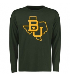 Baylor Bears Tradition State Long Sleeves Crew Neck T-Shirt Green