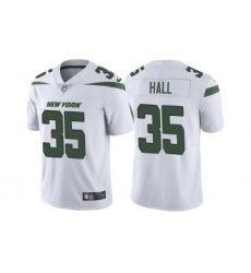 Men's New York Jets #35 Breece Hall 2022 White Vapor Untouchable Limited Stitched Jersey